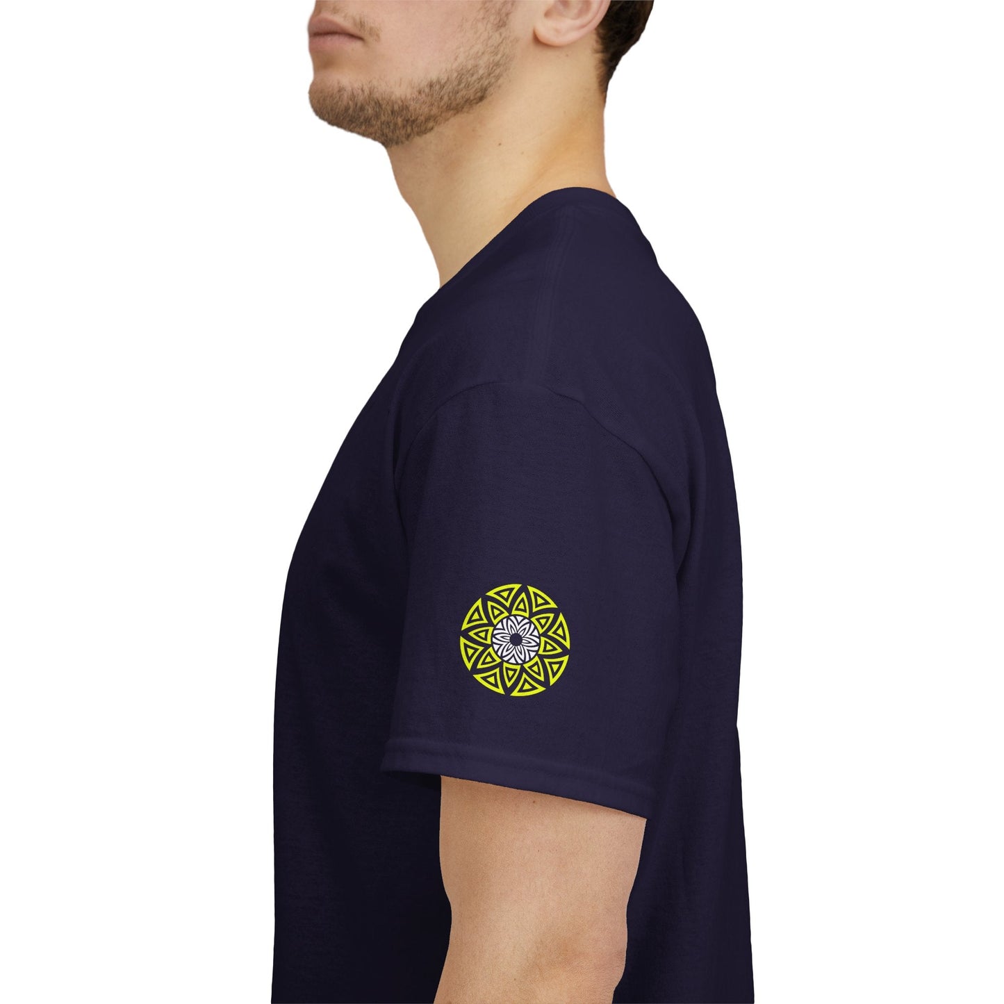 Geometric Odyssey Neon Green TX T-Shirt