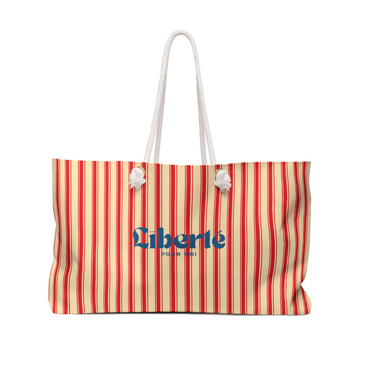 French Preppy Weekender Bag, LIBERTÉ