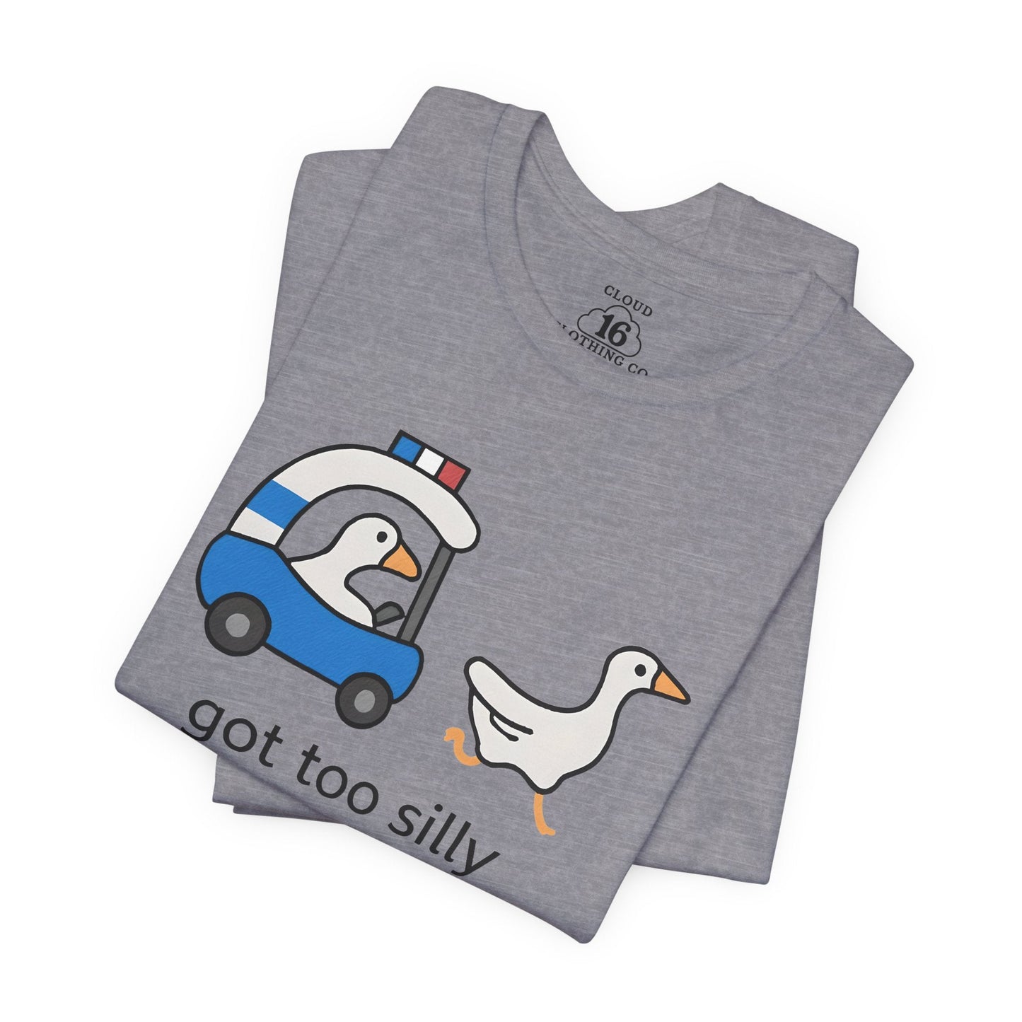 Silly Goose Graphic Tee – Funny Unisex Cotton T-Shirt