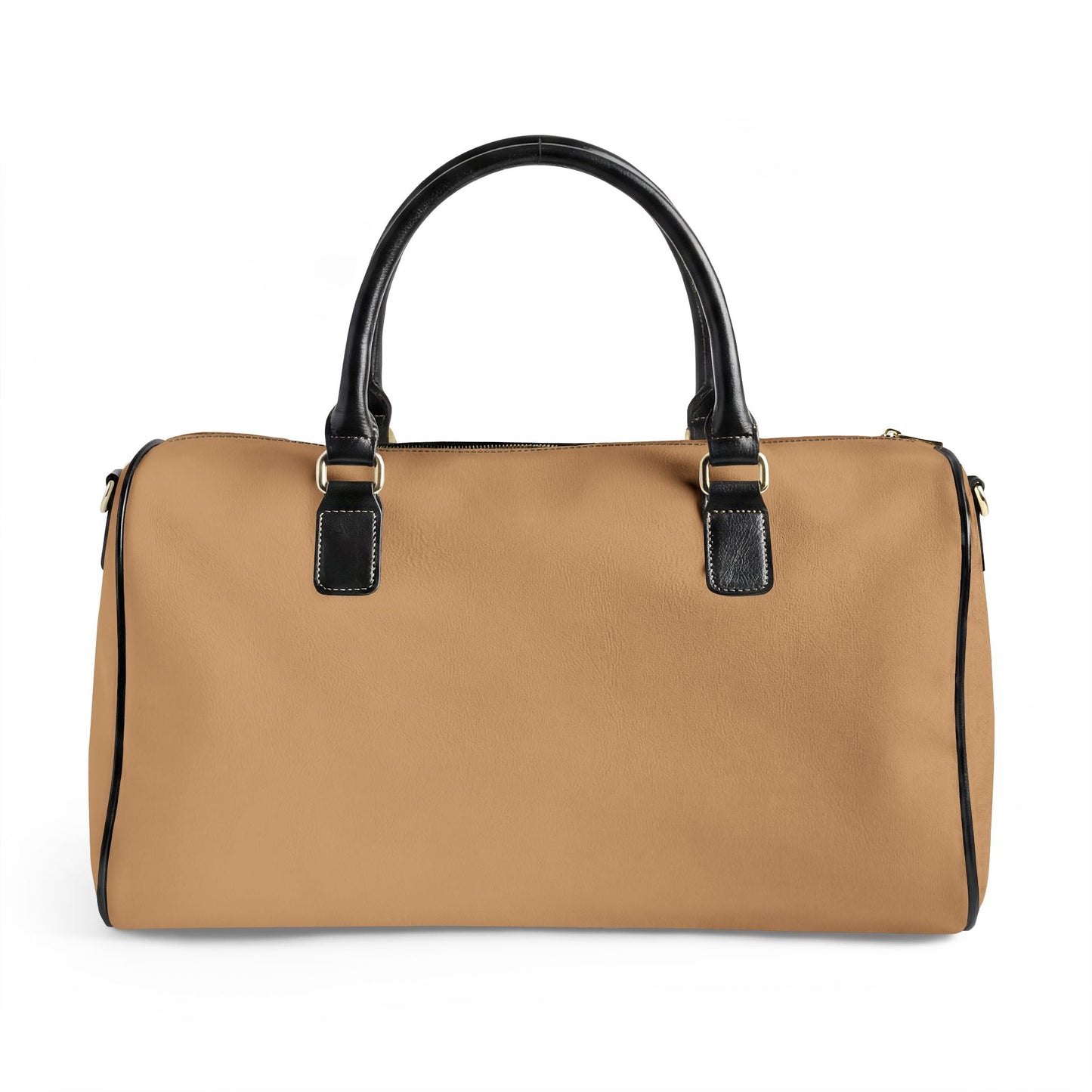 Paris Je T'aime Leather Weekender Bag — NEUTRAL Travel Duffle