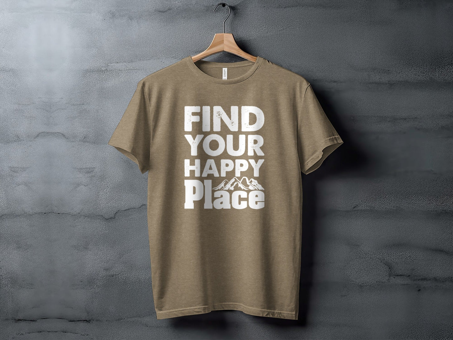 Find Your Happy Place with Mountain T-Shirt