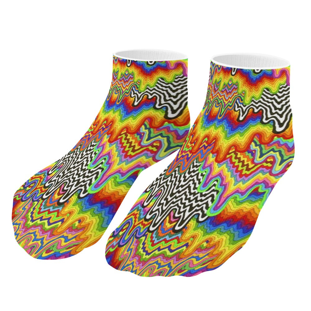 Sweat-Proof Odor-Resistant Ankle Socks - 5 Pairs of LightweightBreathable Durable with Cushioned Padding on Bottom for Men Women Unisex