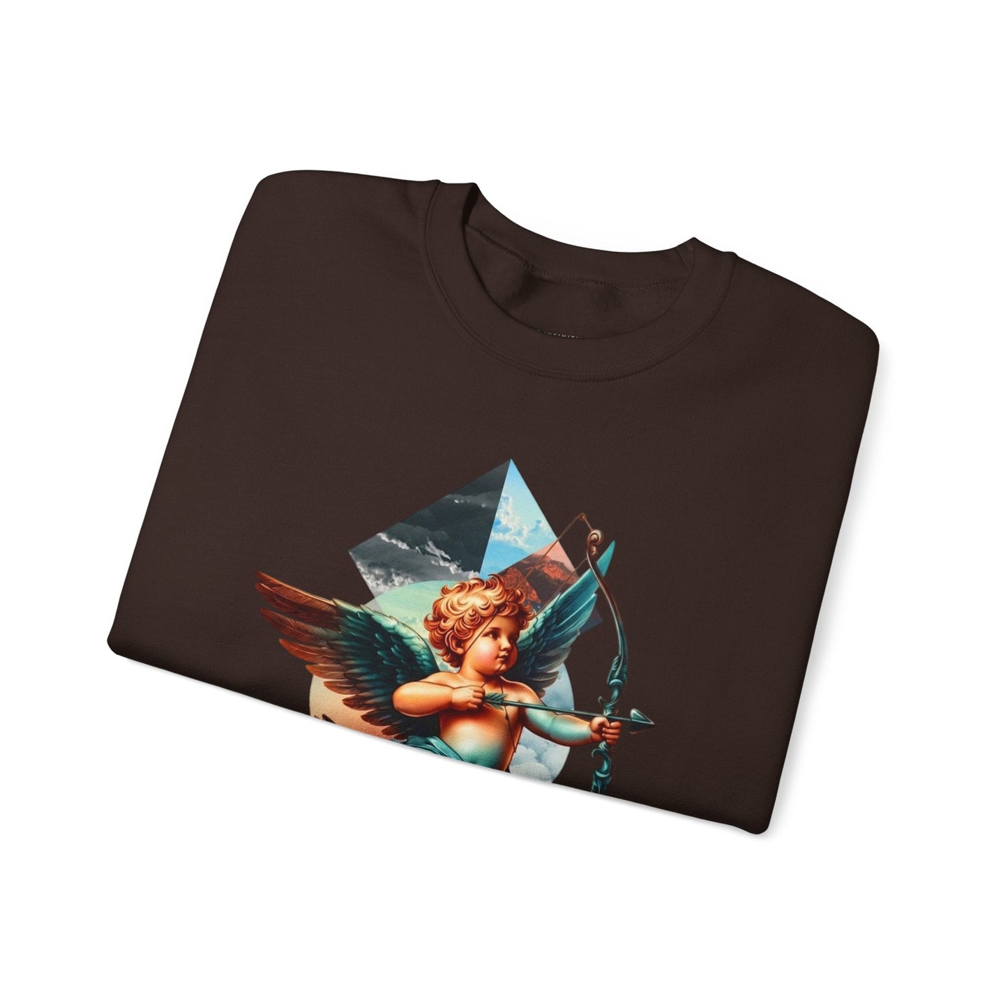Cupid's Bow Blue + Arrow - Love, Infiniti Unisex Crewneck Sweater
