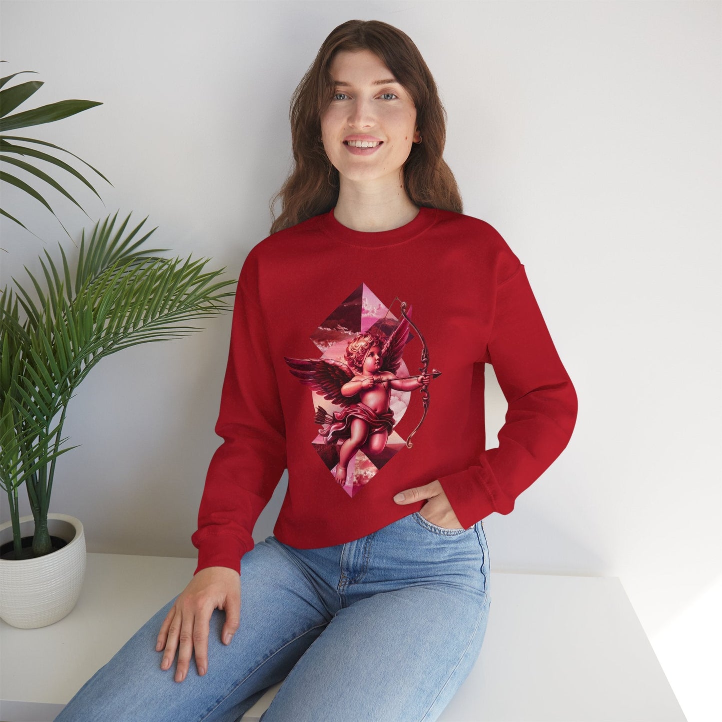 Cupid's Bow + Arrow - Love, Infiniti Unisex Crewneck Sweater
