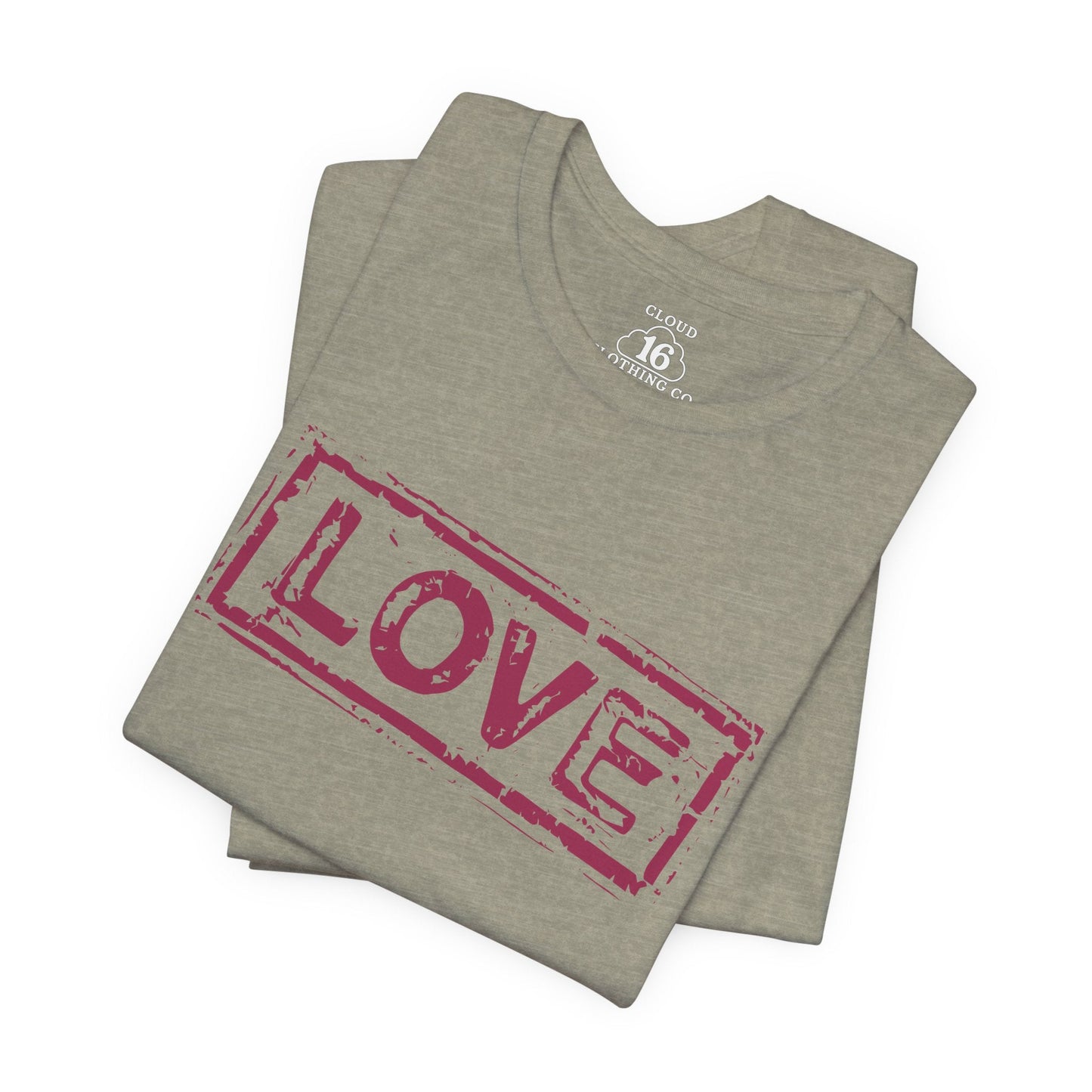 Love T-Shirt - Vintage Distressed Heart Graphic Tee