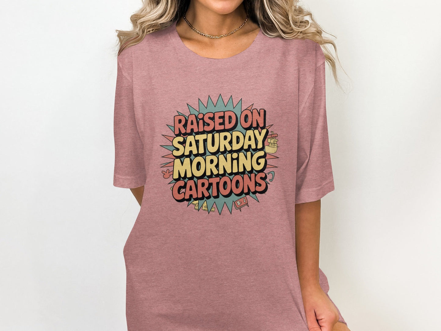 Raised On Saturday Morning Cartoons Funny T-Shirt