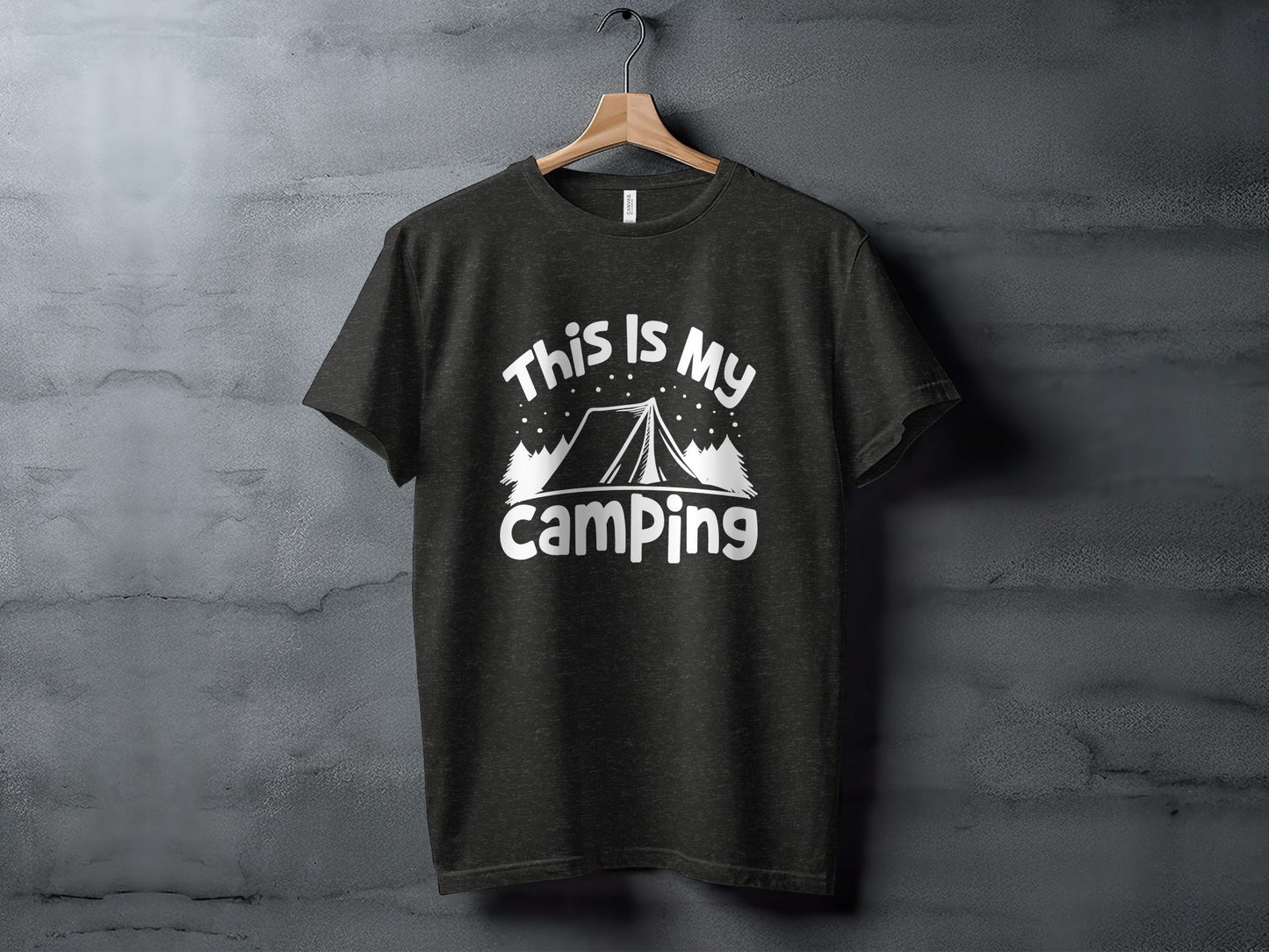 This Is My Camping Tent Outdoor Adventure Graphic T-Shirt