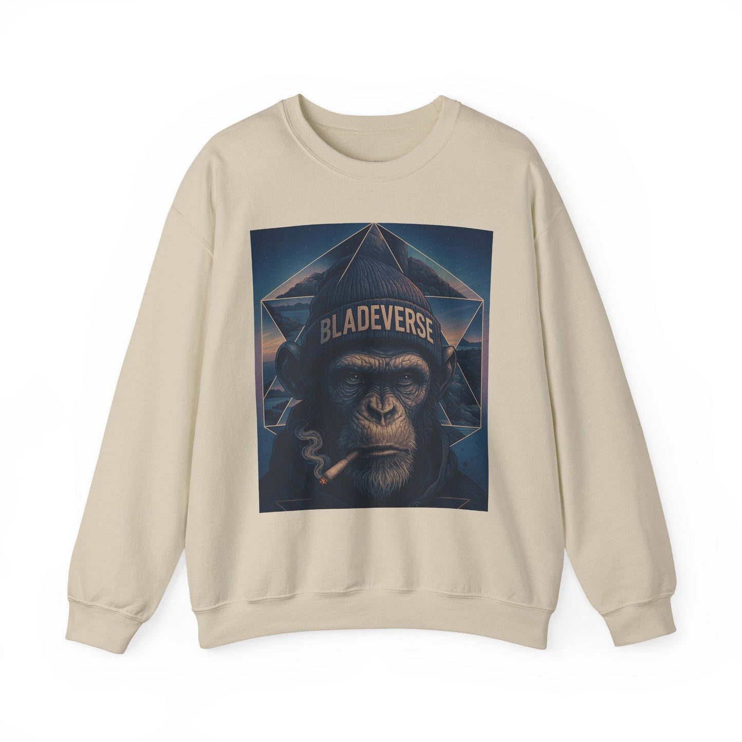 Bladeverse Galactic Weed/Pot Monkey Version 2 Unisex Crewneck Sweater