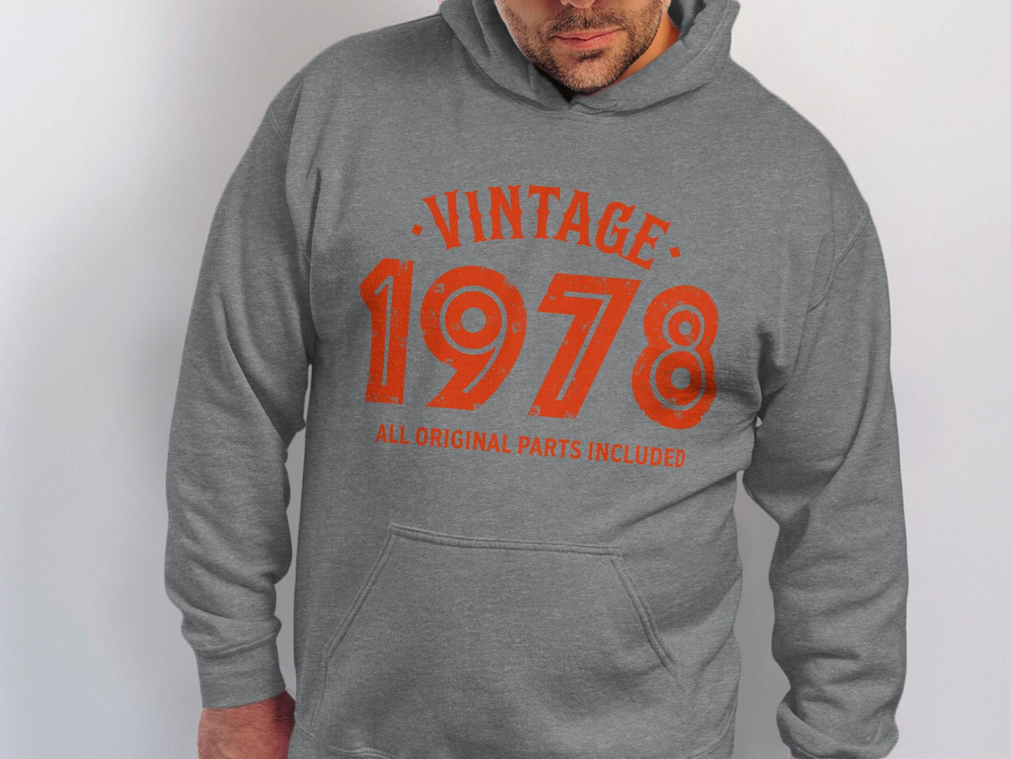Vintage 1978 All Original Parts Included Design Hoodie