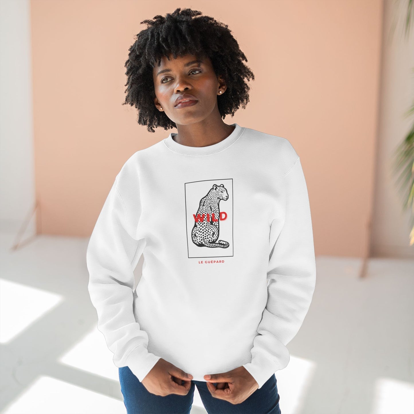 Chic Sweatshirt -  Wild  'le guépard'