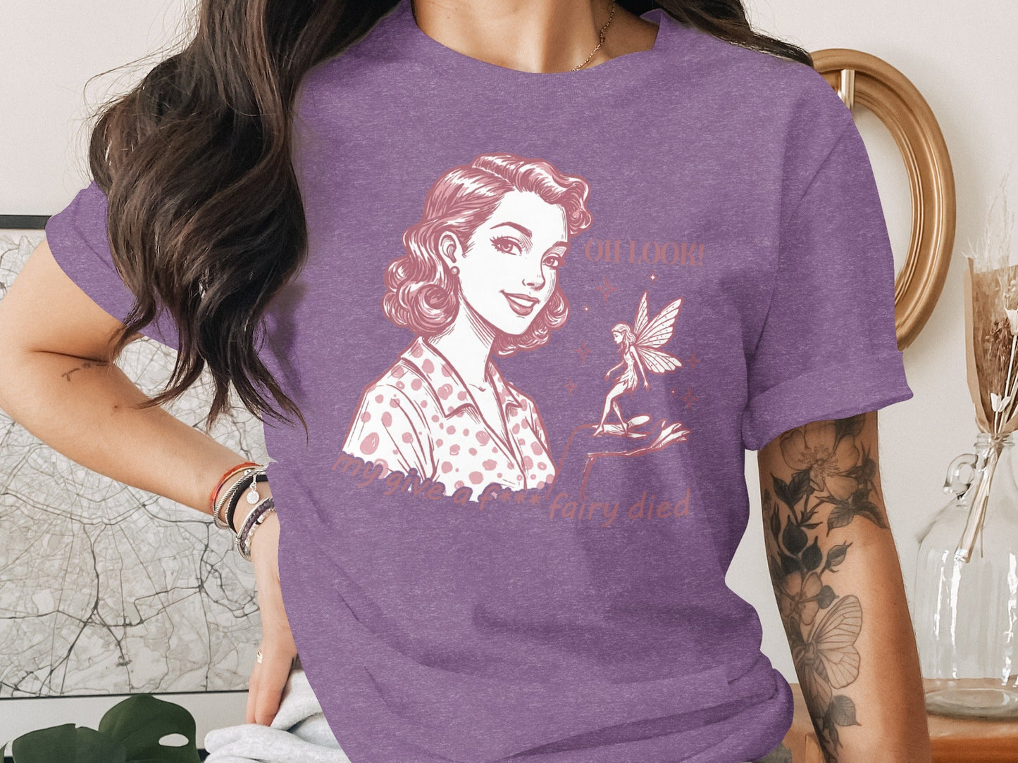 My Give A F Fairy Died Funny Attitude Graphic T-Shirt
