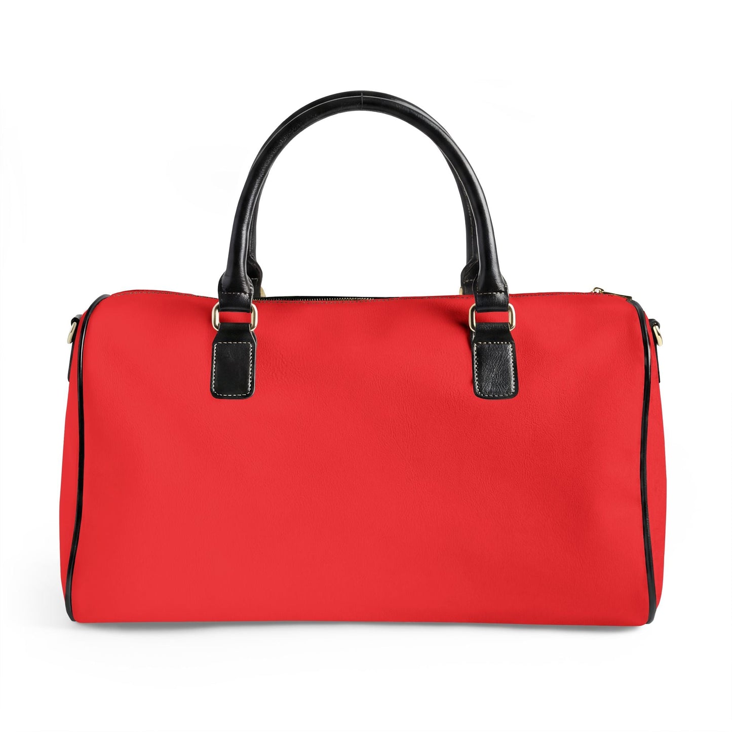 Paris Je T'aime Leather Weekender Bag — RED Travel Duffle
