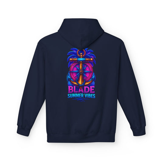 Anchor/Compass Pink/Blue Hoodie