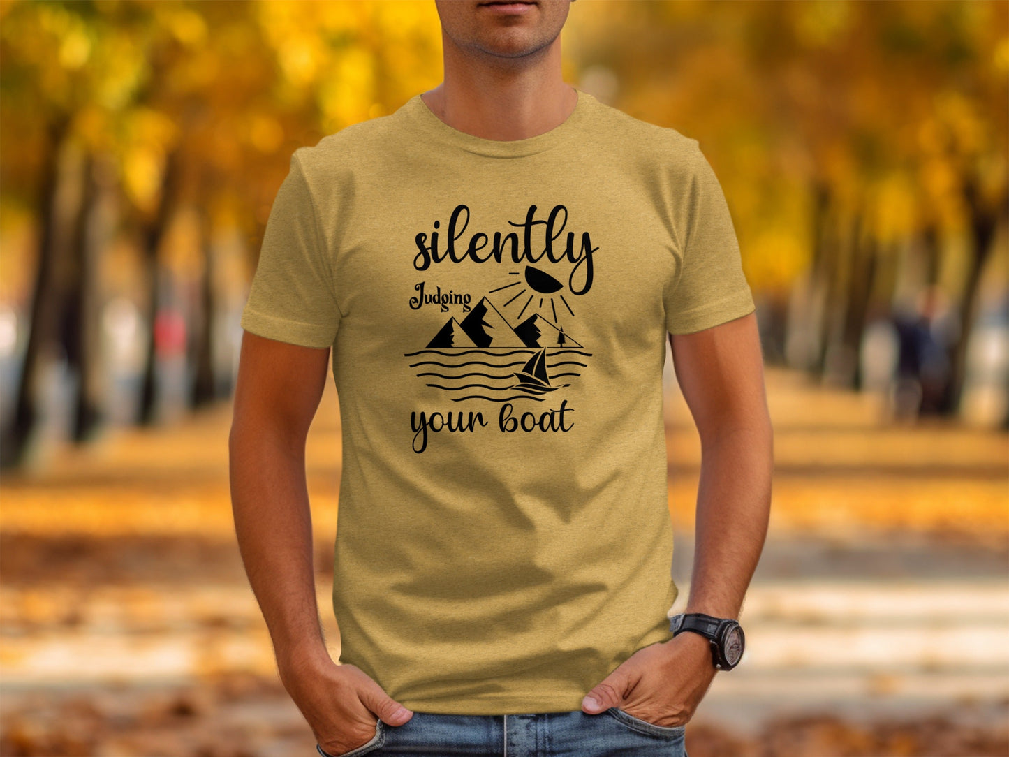 Silently Judging Your Boat Sailing Adventure T-Shirt