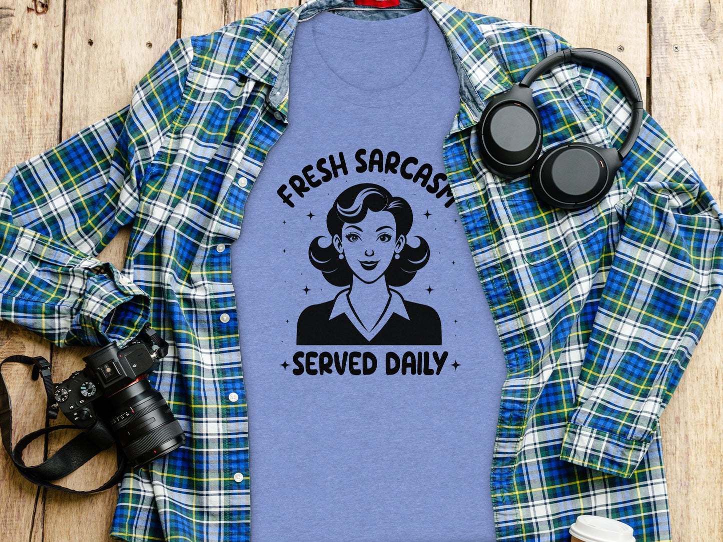 Fresh Sarcasm Served Daily Sarcastic Woman Graphic T-Shirt
