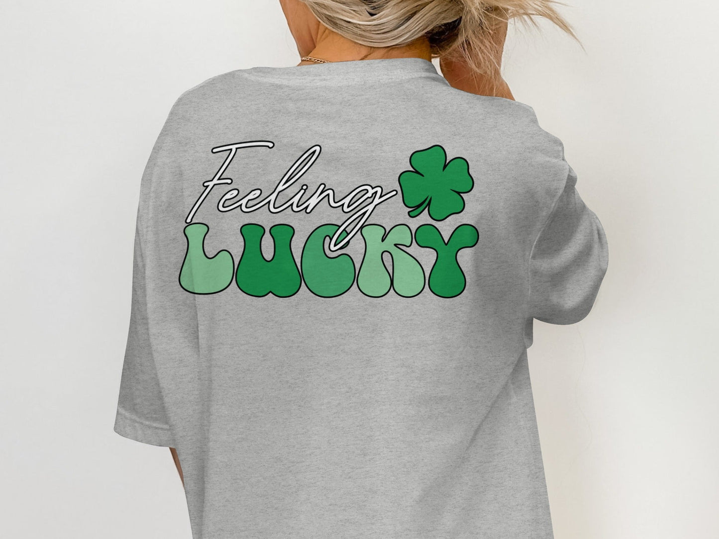 Scrappy Malone's Bar, Irish Pub, Shamrock, Round, Green, Vintage