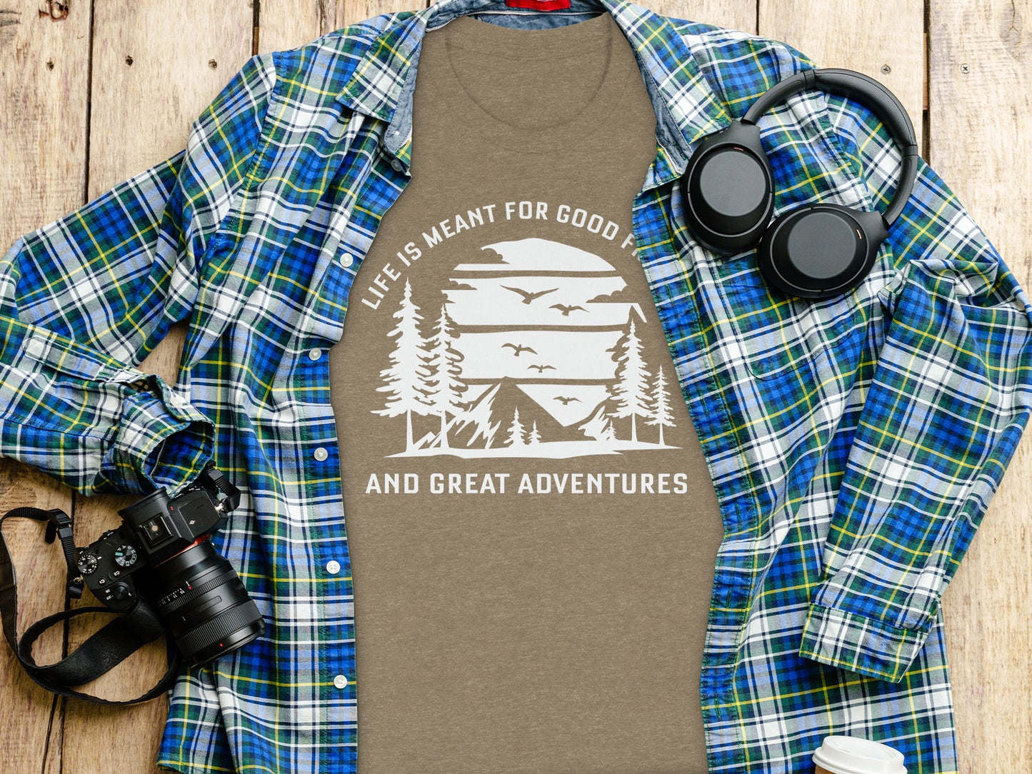 Life Meant For Good Friends Great Adventures Graphic T-Shirt