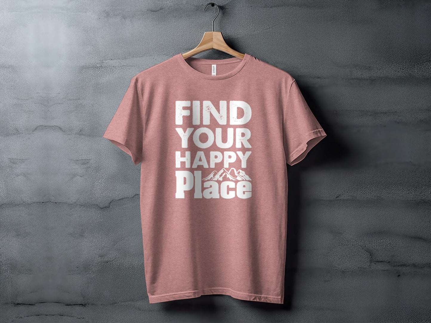 Find Your Happy Place with Mountain T-Shirt