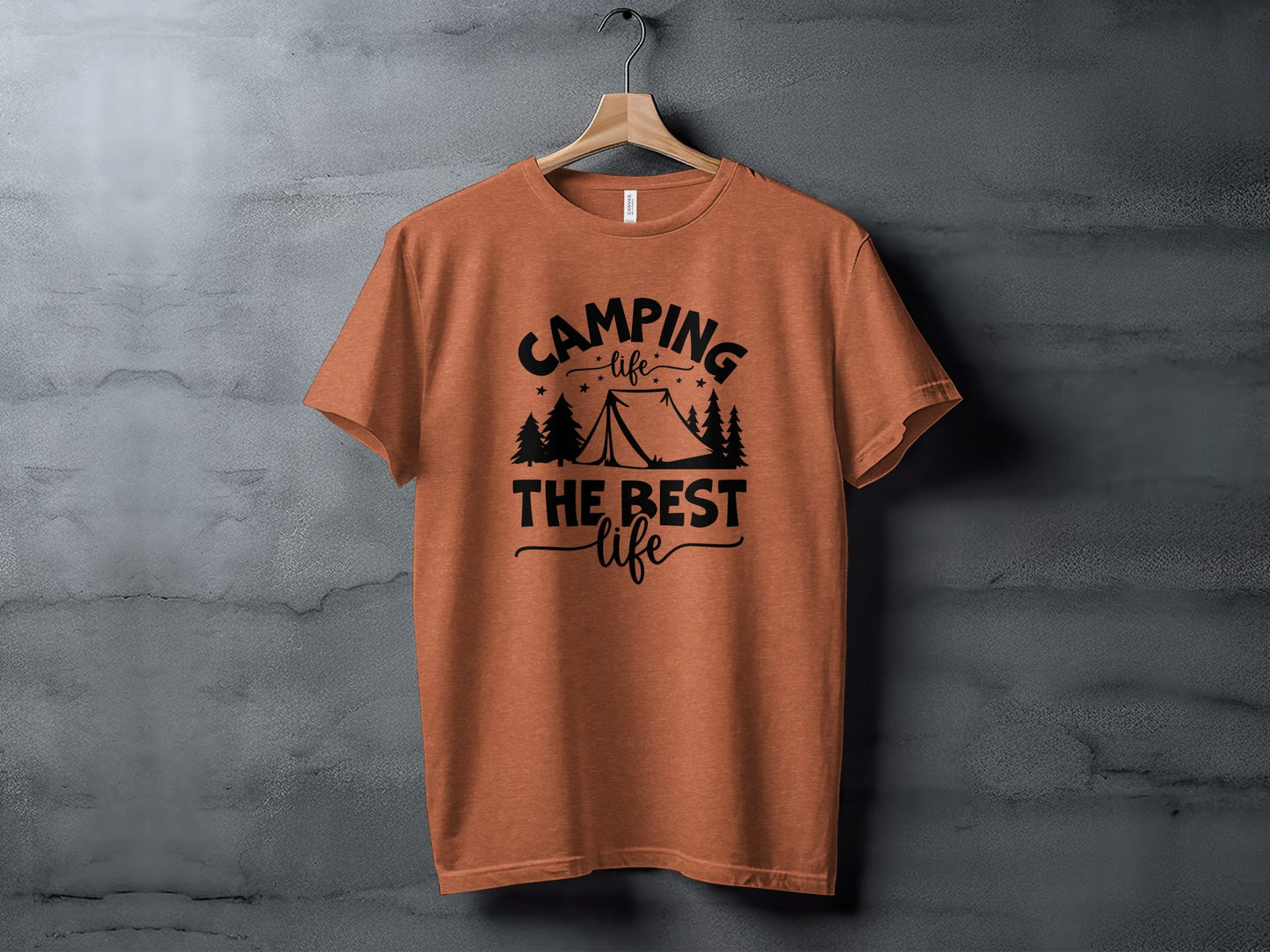 Camping Life The Best Life Outdoor Adventure T-Shirt
