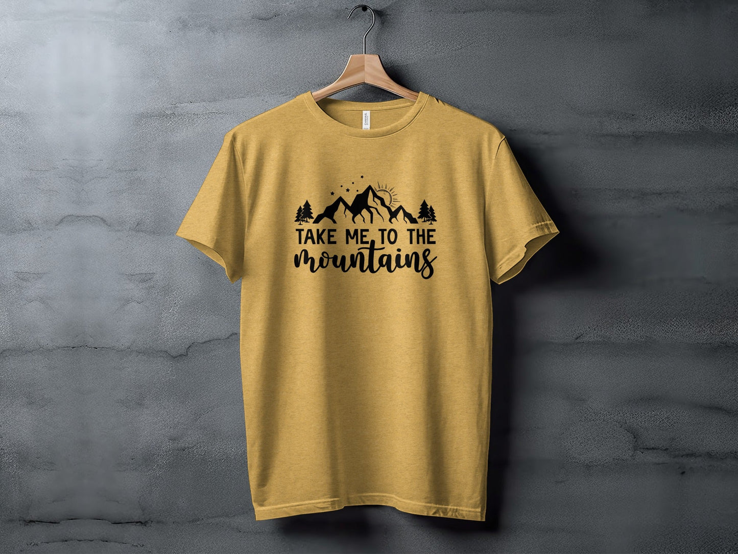 Take Me to the Mountains Nature Inspired Design T-Shirt