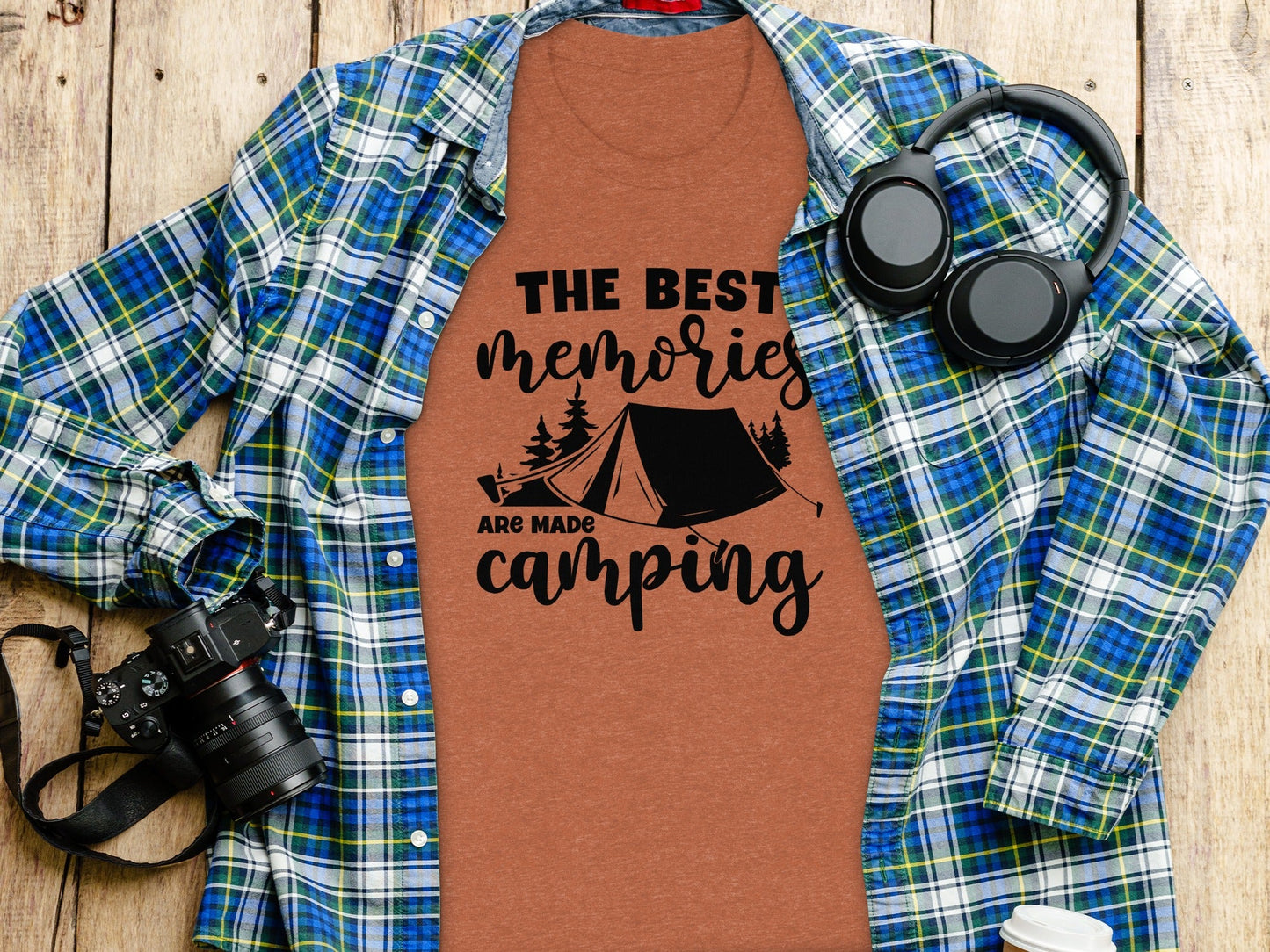 The Best Memories Are Made Camping Outdoors T-Shirt