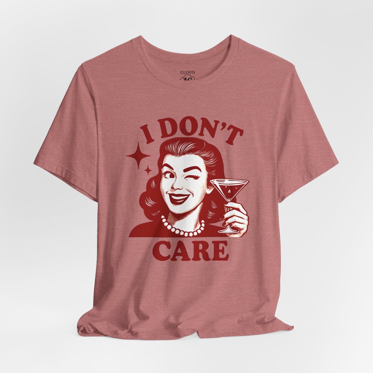 I Don't Care Retro Graphic T-Shirt – Unisex Vintage Style
