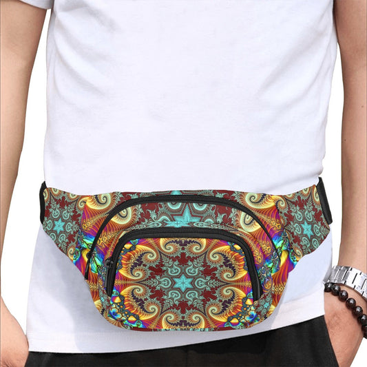 Ultimate Festival Fanny Pack Psychedelic Waist Travel Sling Bag for Men Women Unisex