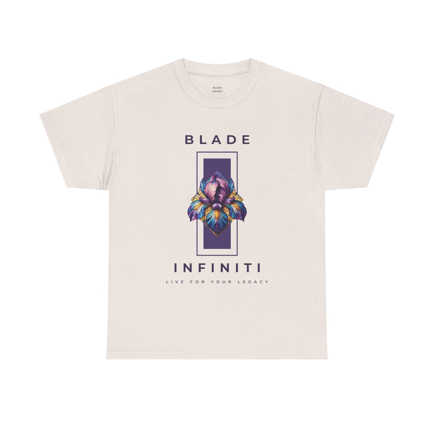Essence of Infiniti Purple/Yellow/Teal Floral T-Shirt