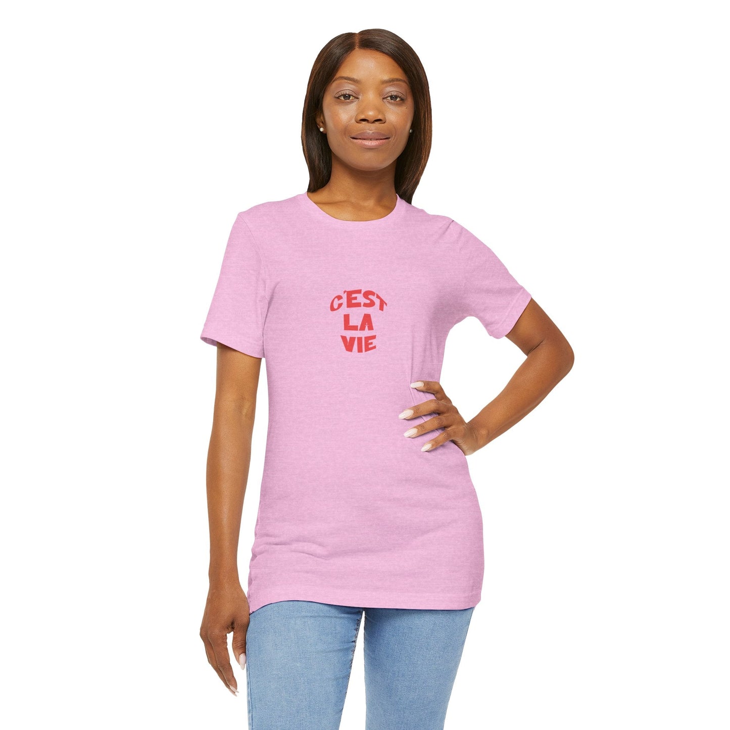 French C'est la Vie Ladies Tee