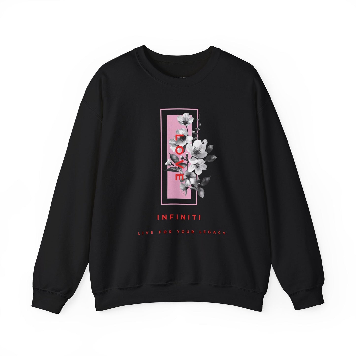 Bloom Bae Red/Pink Floral Love, Infiniti Sweater