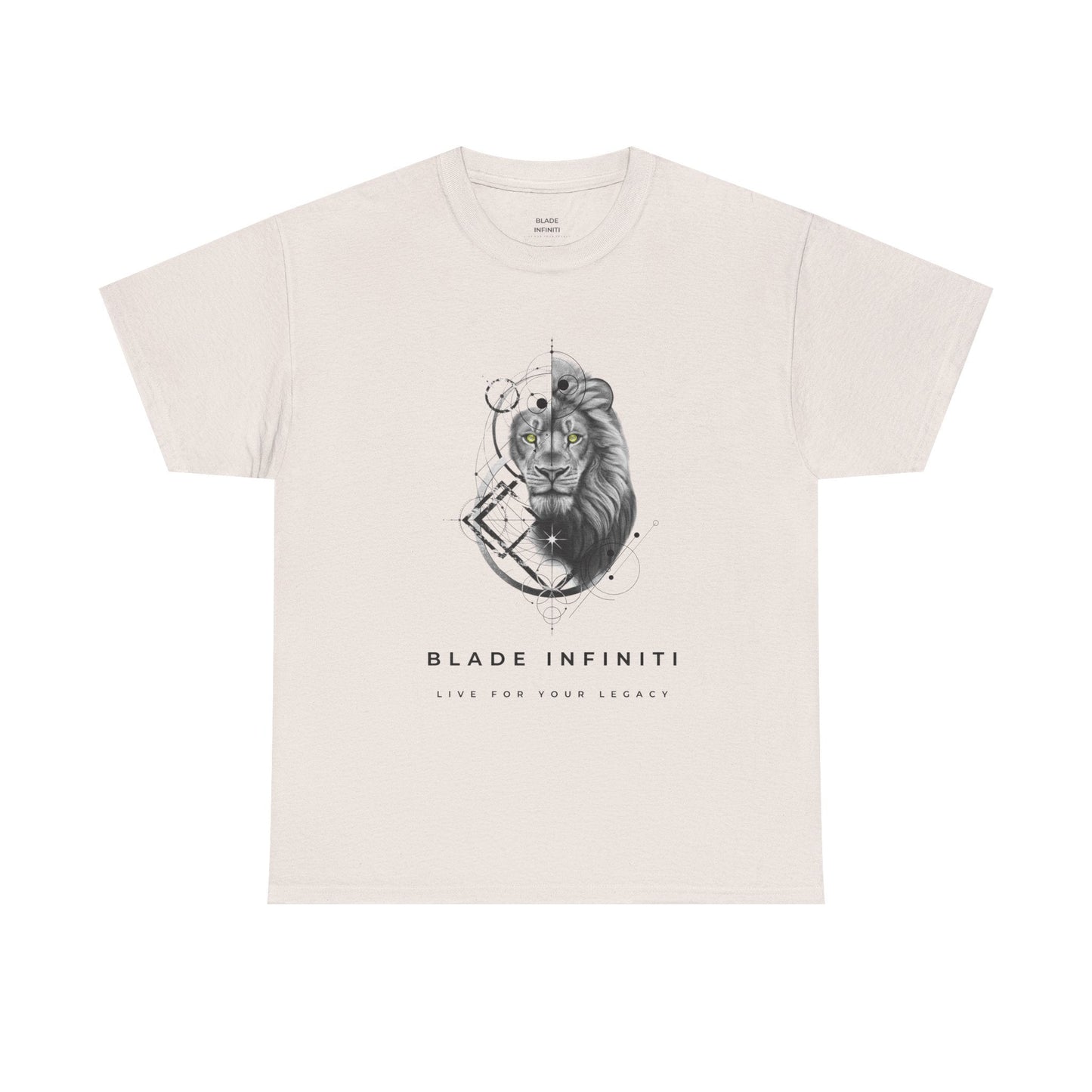 Geometric King Black Version 4 TX Lion T-Shirt