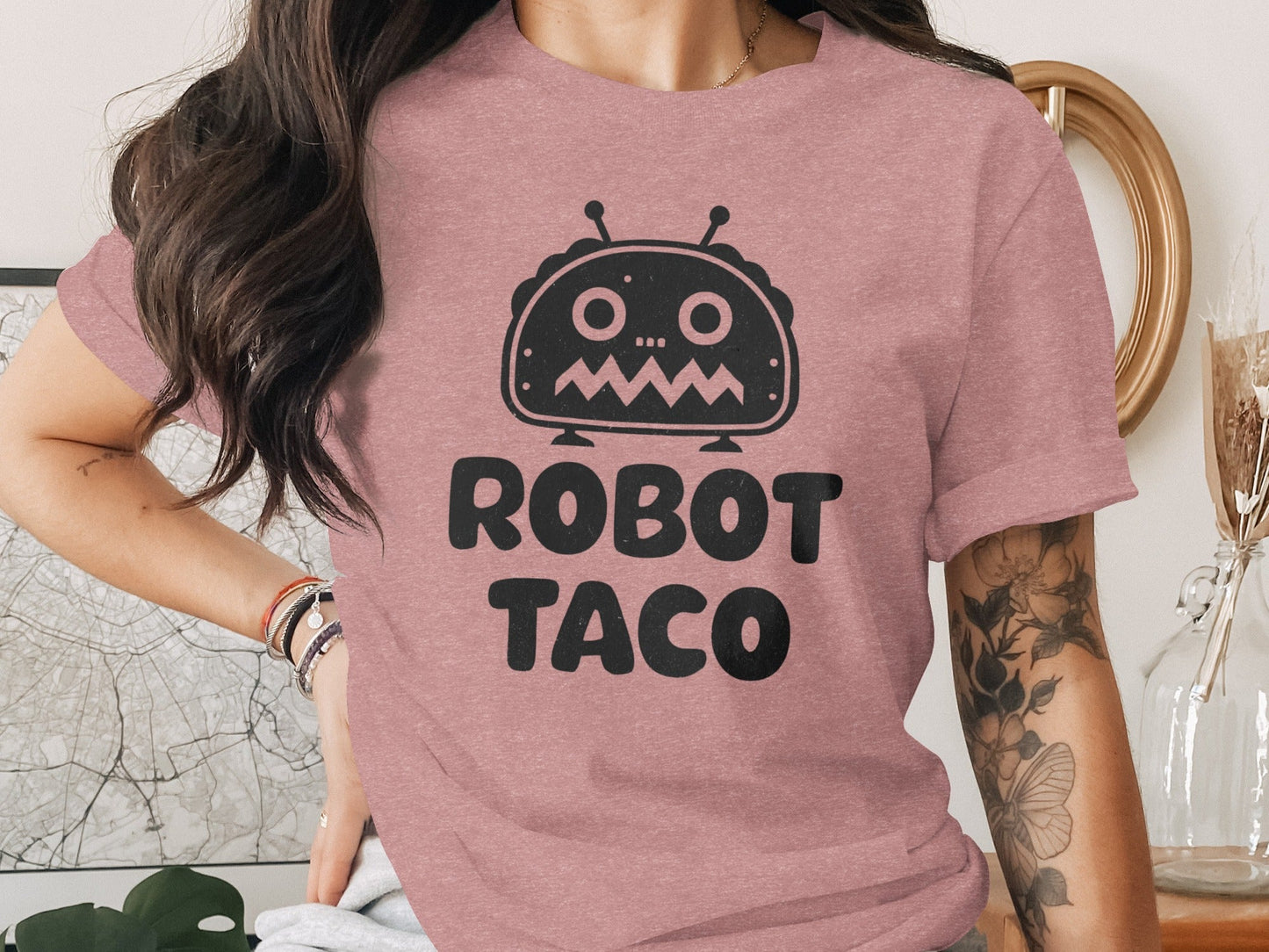 Robot Taco Delicious Digital Design for Food Lovers T-Shirt