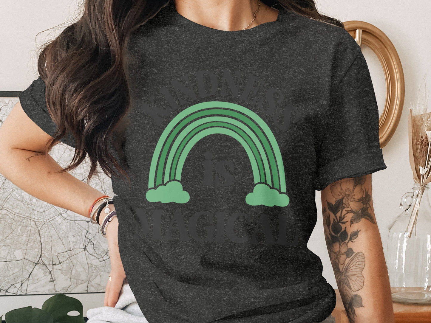 Kindness Is Magical Statement Fashion Graphic T-Shirt