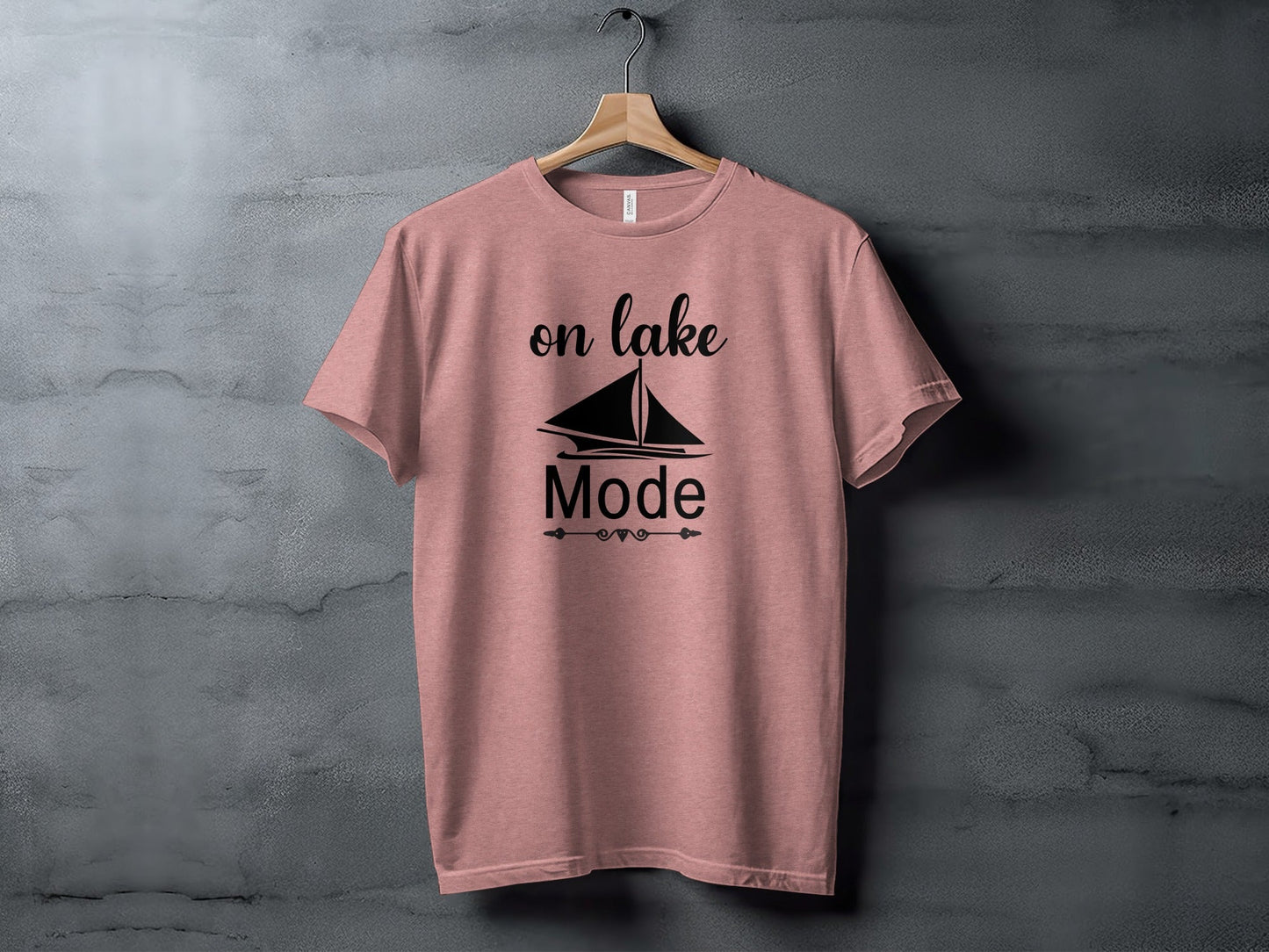On Lake Mode Boat Vacation Summer Holiday Trip T-Shirt