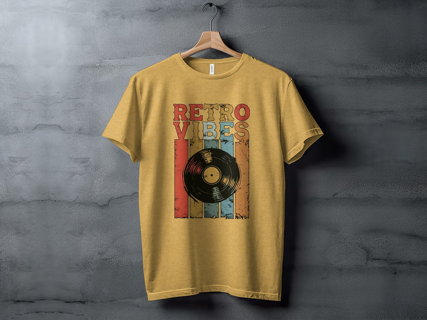 Retro Vibes Vinyl Record Music Lover Gift T-Shirt