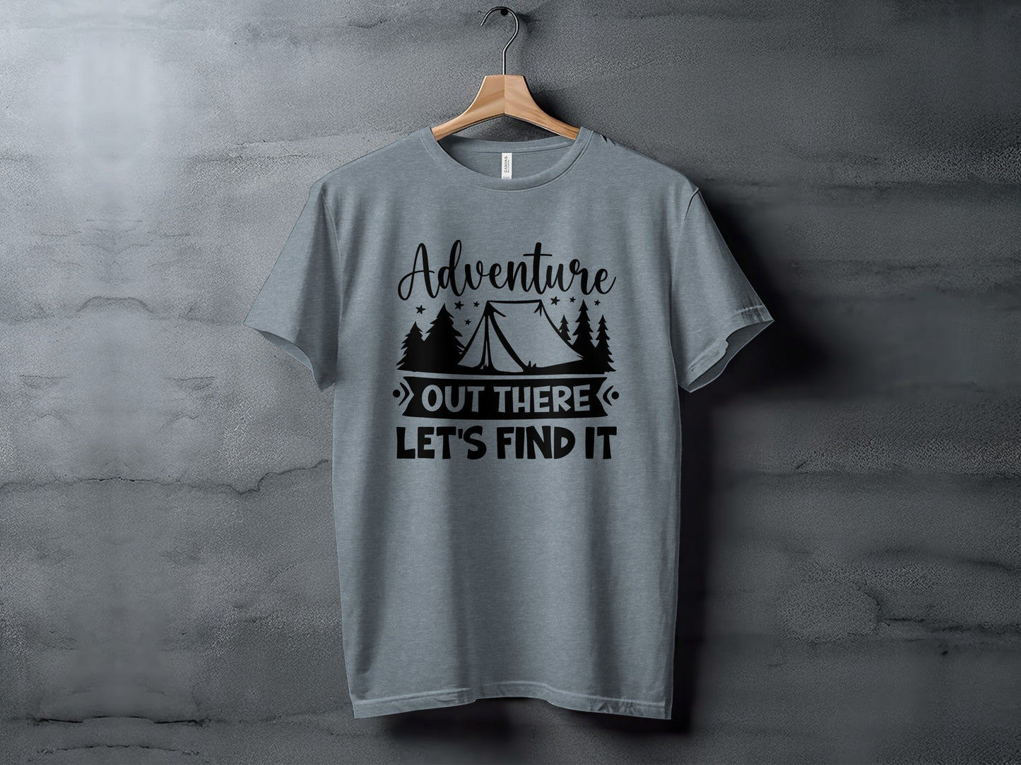 Adventure Out There Lets Find It Graphic Adventure T-Shirt