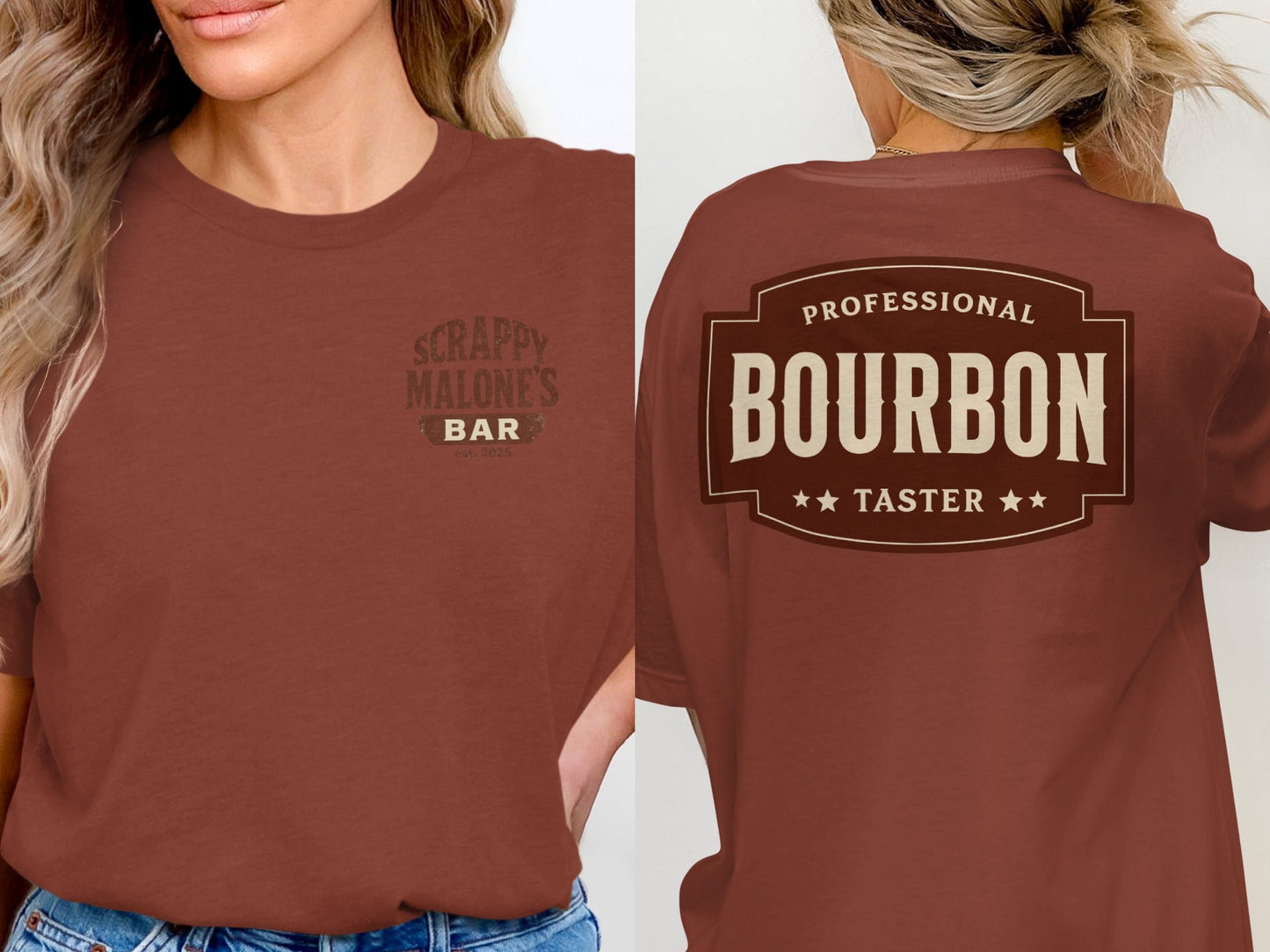 Professional Bourbon Taster Funny Alcohol Design T-Shirt