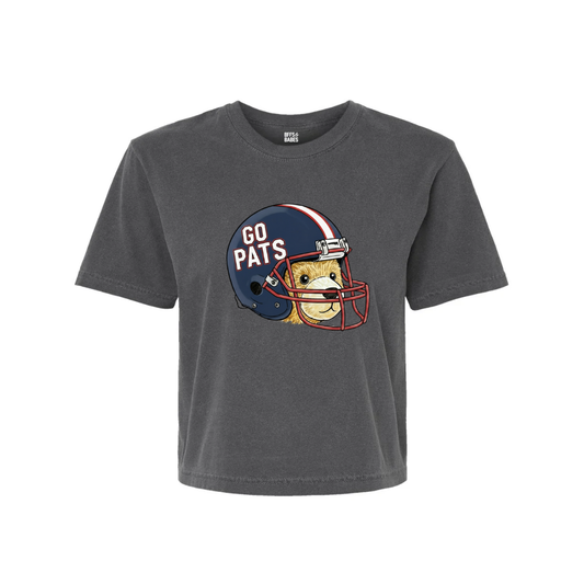 FOOTBALL BEARS ♡ adult cropped team tee