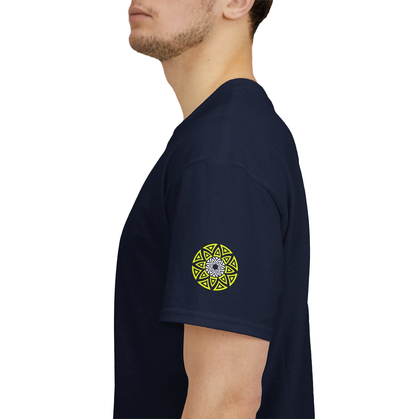Geometric Odyssey Neon Green TX T-Shirt