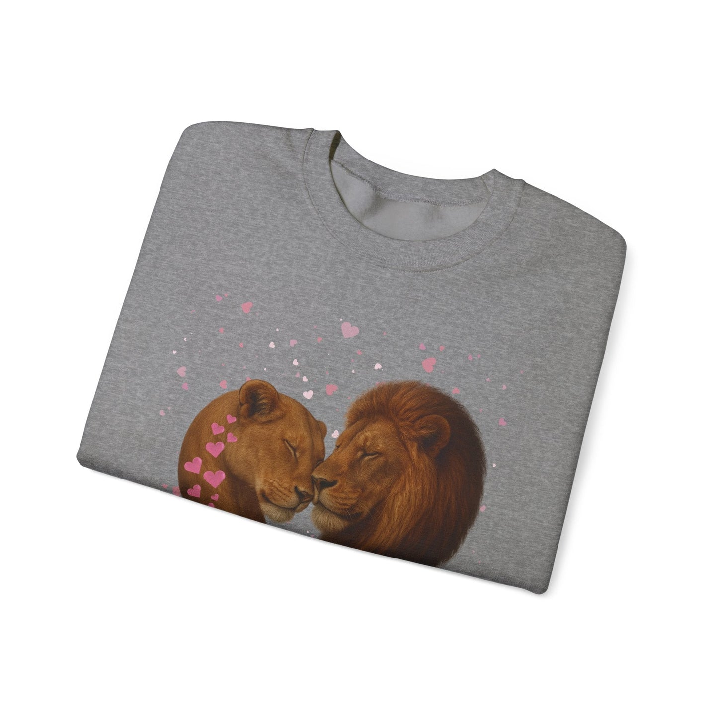 Lion Hearts - Love, Infiniti Unisex Crewneck Sweater