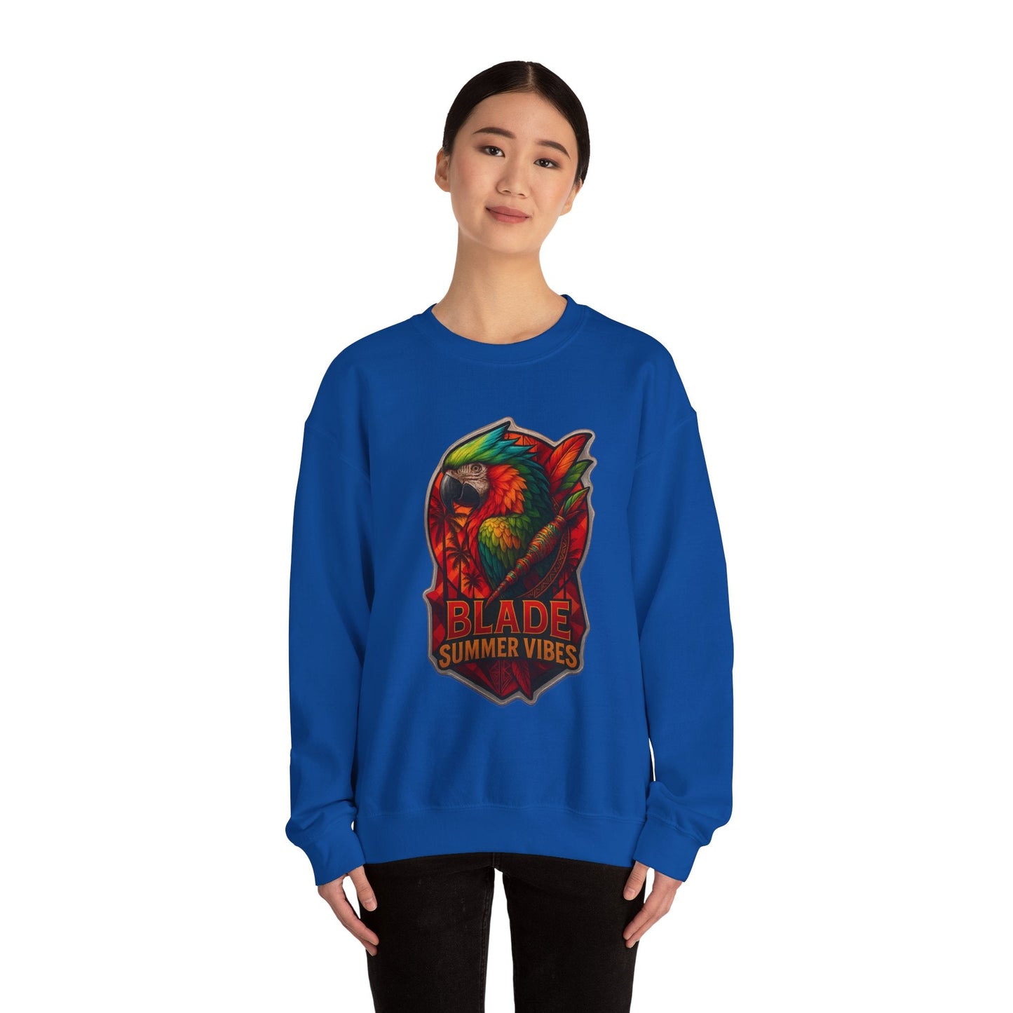 Aztec Parrot Unisex Crewneck Sweater