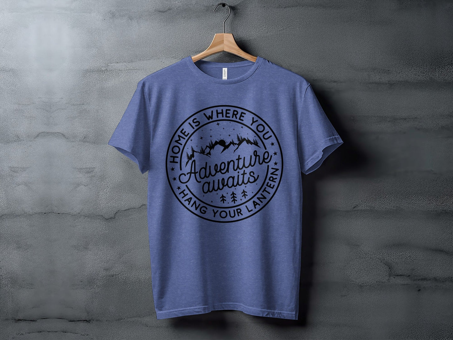 Home Is Where You Hang Your Lantern Adventure Awaits T-Shirt
