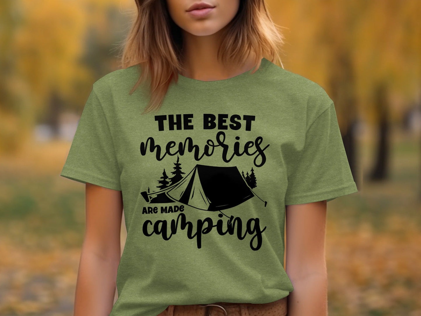 The Best Memories Are Made Camping Outdoors T-Shirt