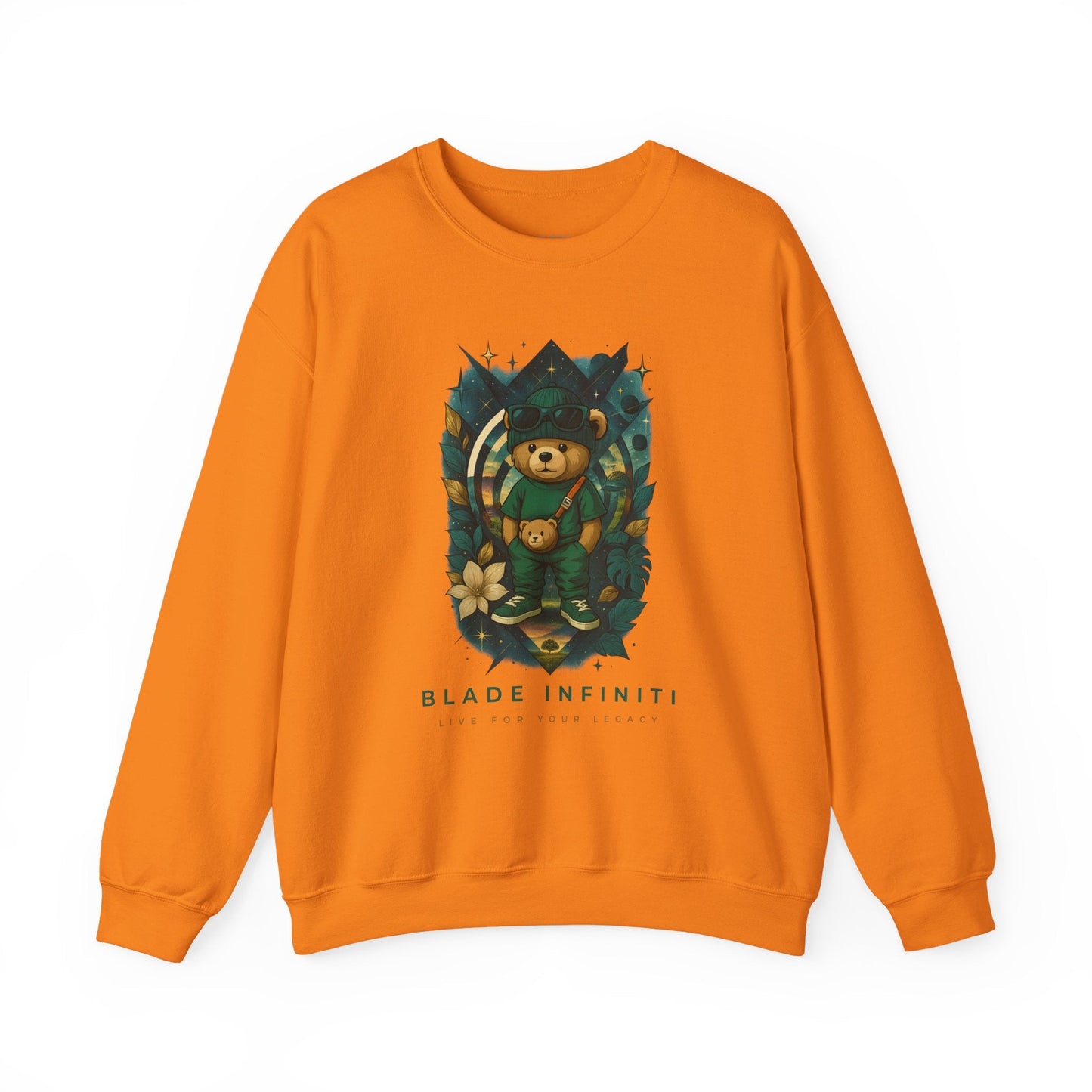 Galactic Teddy Bear V1 Unisex Crewneck Sweater