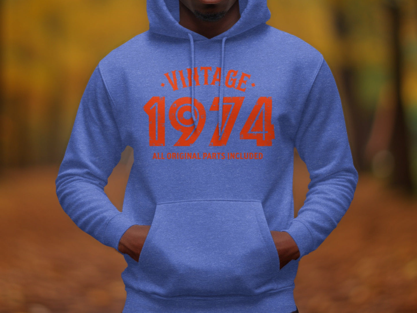Vintage 1974 All Original Parts Included Design Hoodie