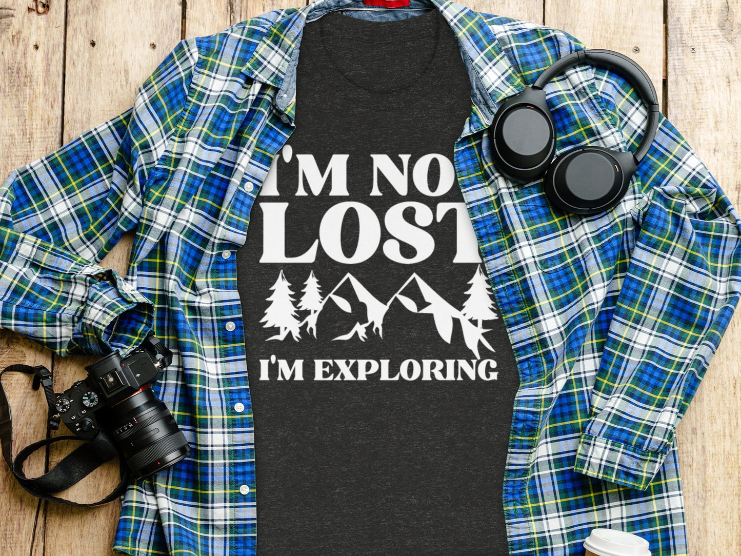 I Am Not Lost I Am Exploring Outdoors Nature T-Shirt