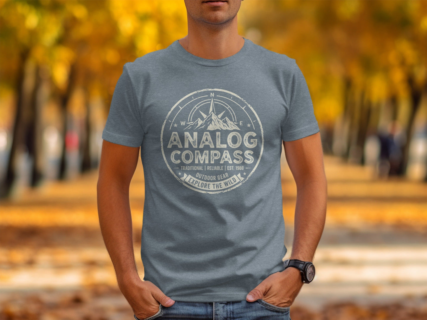 Analog Compass Heritage: The Explorer's Adventure Tee