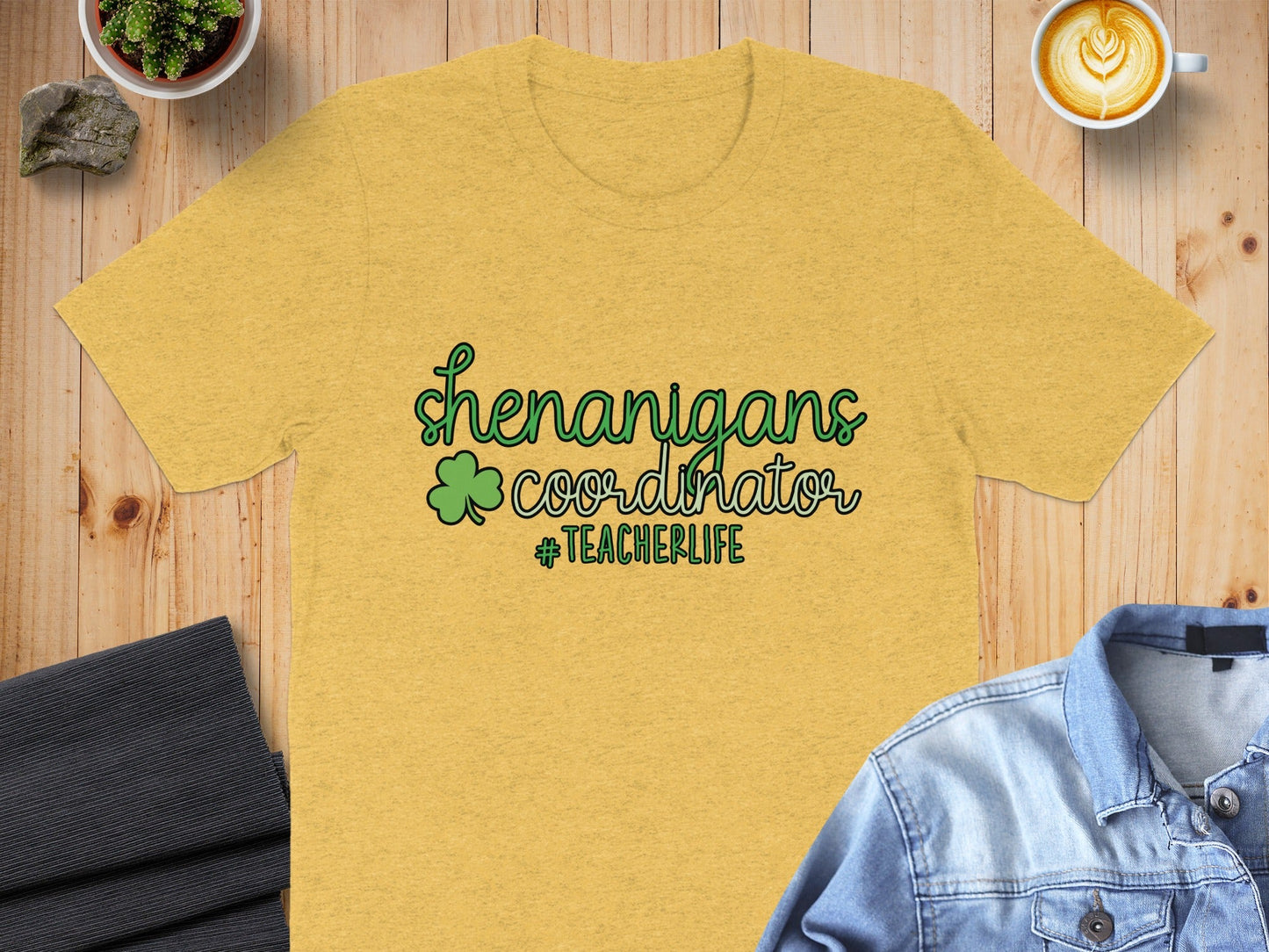Shenanigans Coordinator Plus Teacher Life St Patrick T-Shirt