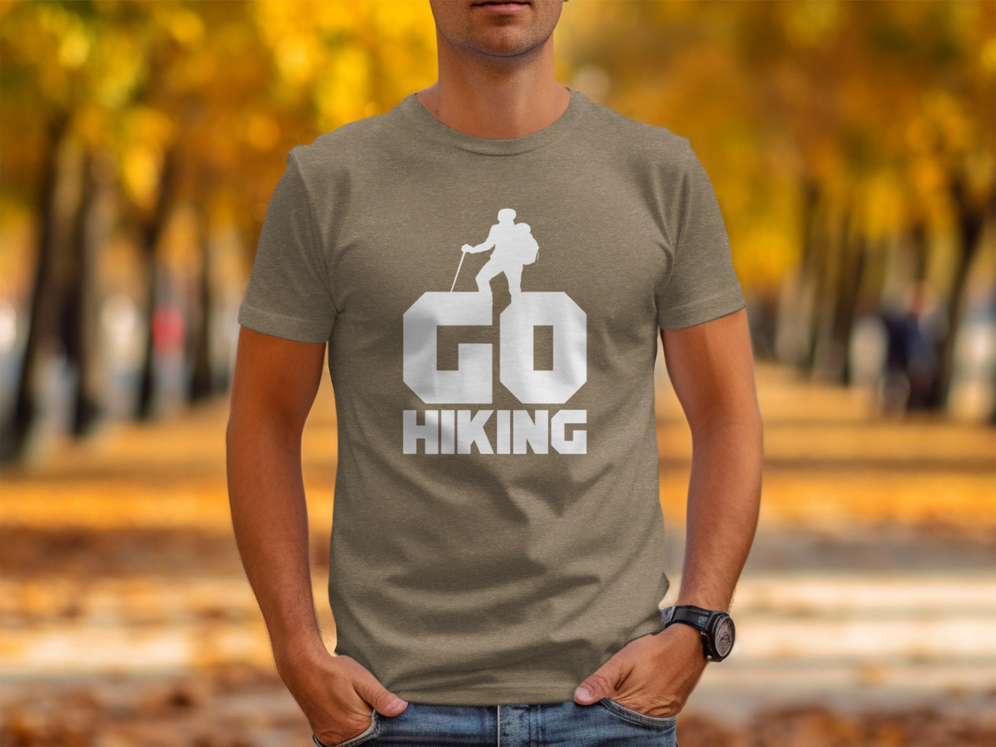 Go Hiking Motivation For Adventurous Hikers T-Shirt