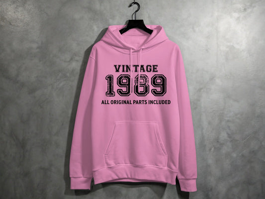 Vintage Style 1989 All Original Parts Included Hoodie